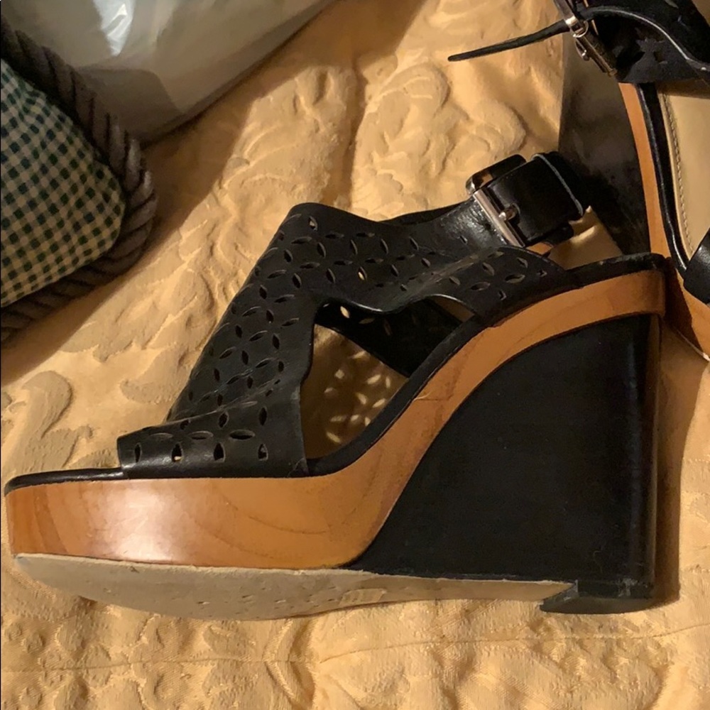 Michael Kors Wedge Black Heels